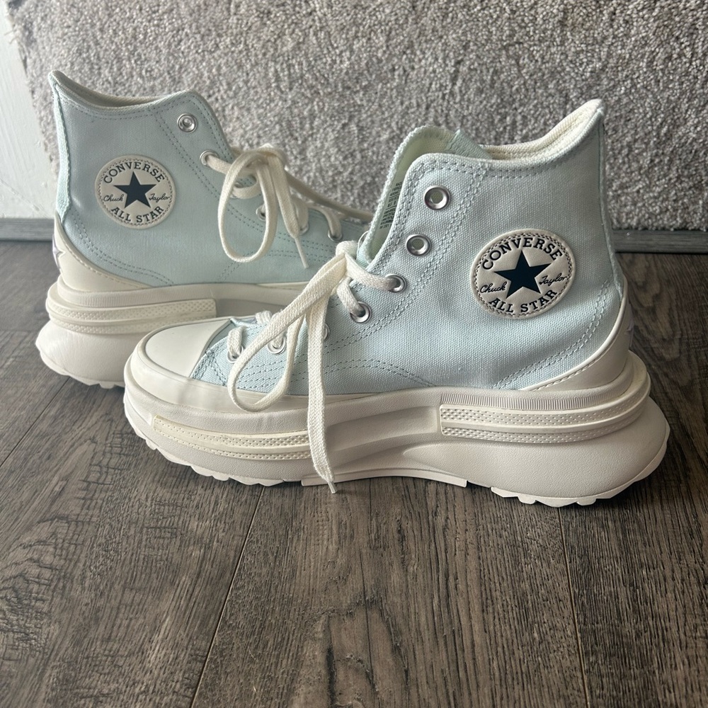 Converse Women's High-Top Sneakers - Light Blue